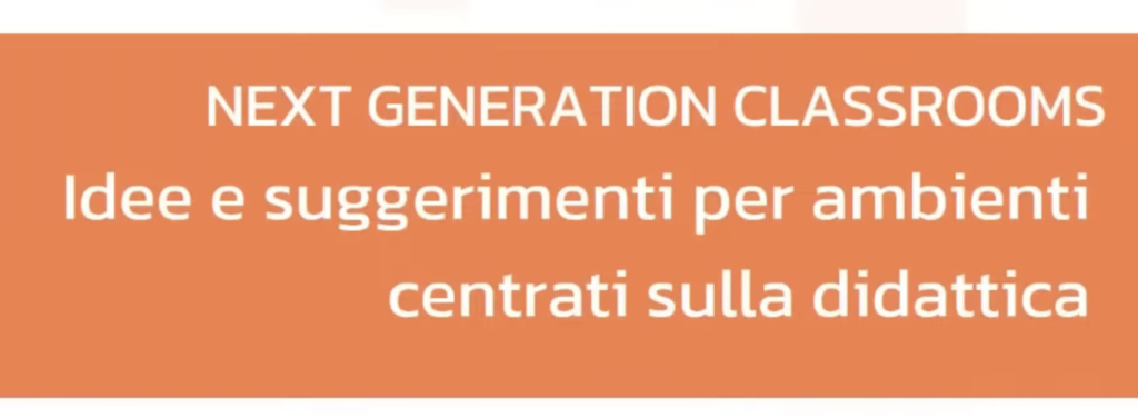 Webinar “Next Generation Classrooms” – Equipe Formative Territoriali