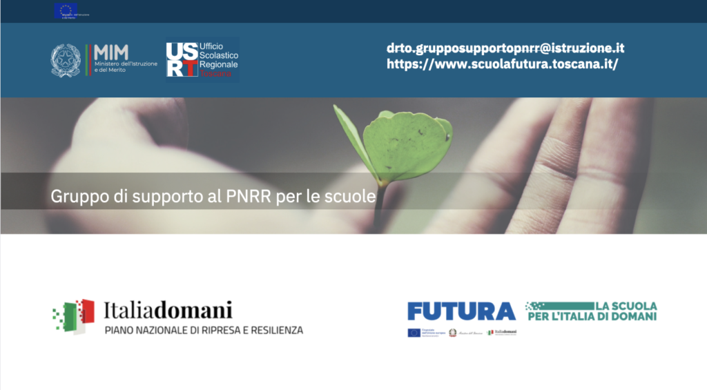 (Registrazioni e Slide) Azioni di accompagnamento a cura del gruppo di supporto PNRR per la Toscana.