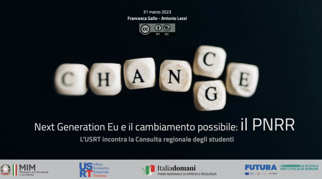 Next Generation EU e il cambiamento possibile: il PNRR e la scuola