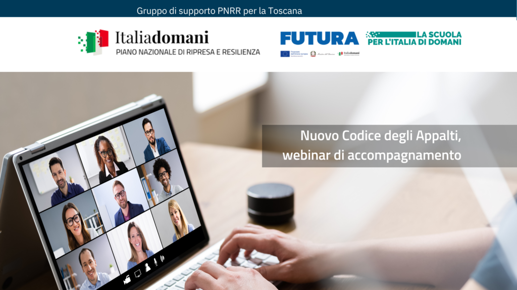 Accompagnamento al Nuovo Codice degli appalti, webinar del 15 giugno 2023