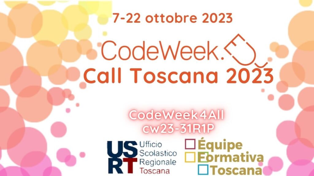 Code Week Call Toscana 2023