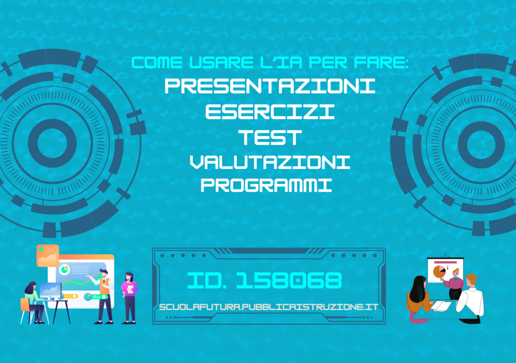 Workshop “Intelligenza Artificiale: un nuovo assistente per ogni docente”