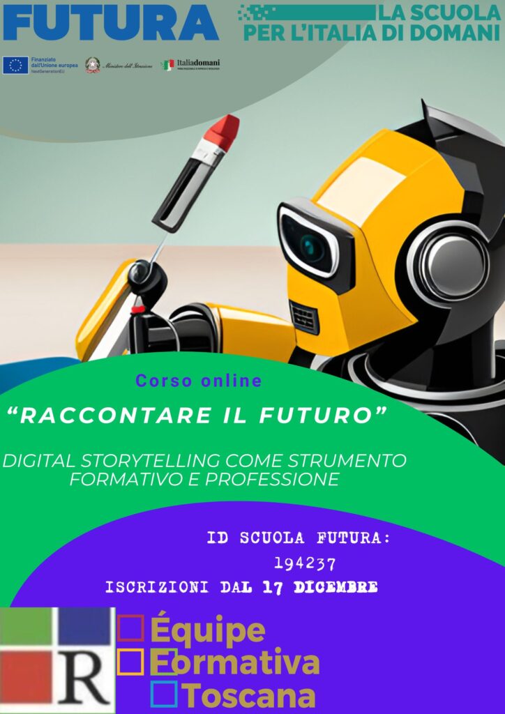 Raccontare il futuro: Digital Storytelling come strumento formativo e professione