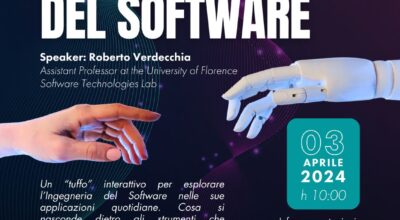 Dietro le quinte dell’ingegneria del software: 3 aprile 2024, incontro divulgativo per studenti del triennio di Firenze